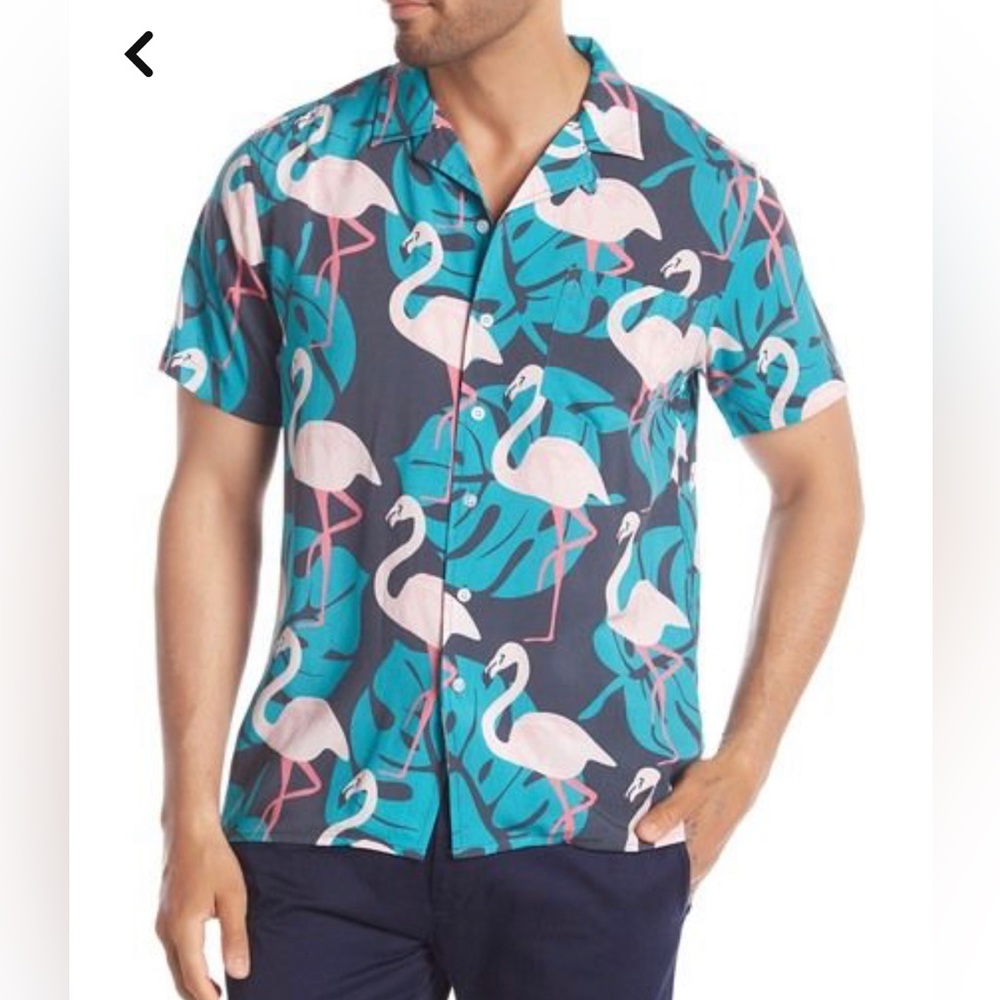 Duvin Design Collection Flamingo shirt 🦩